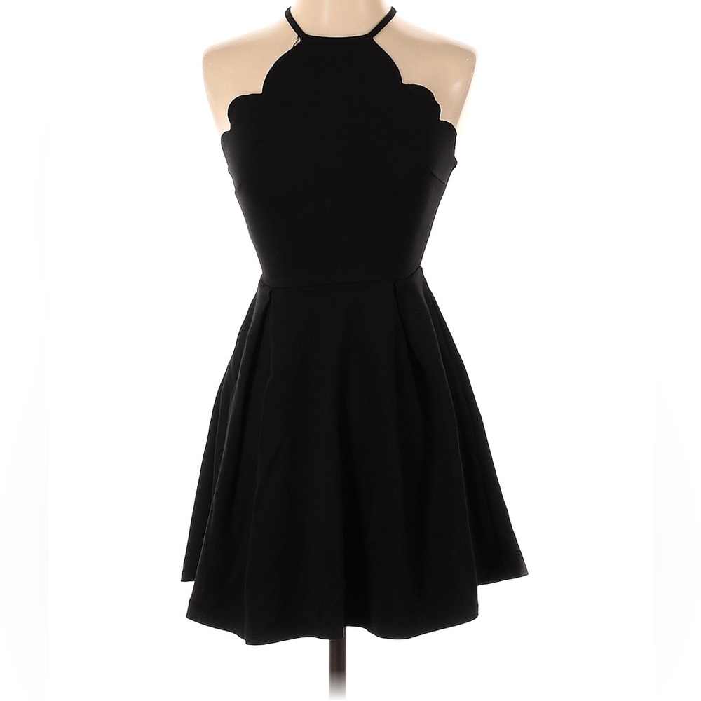 Charlotte Russe A-line Halter Sleeveless Dress
